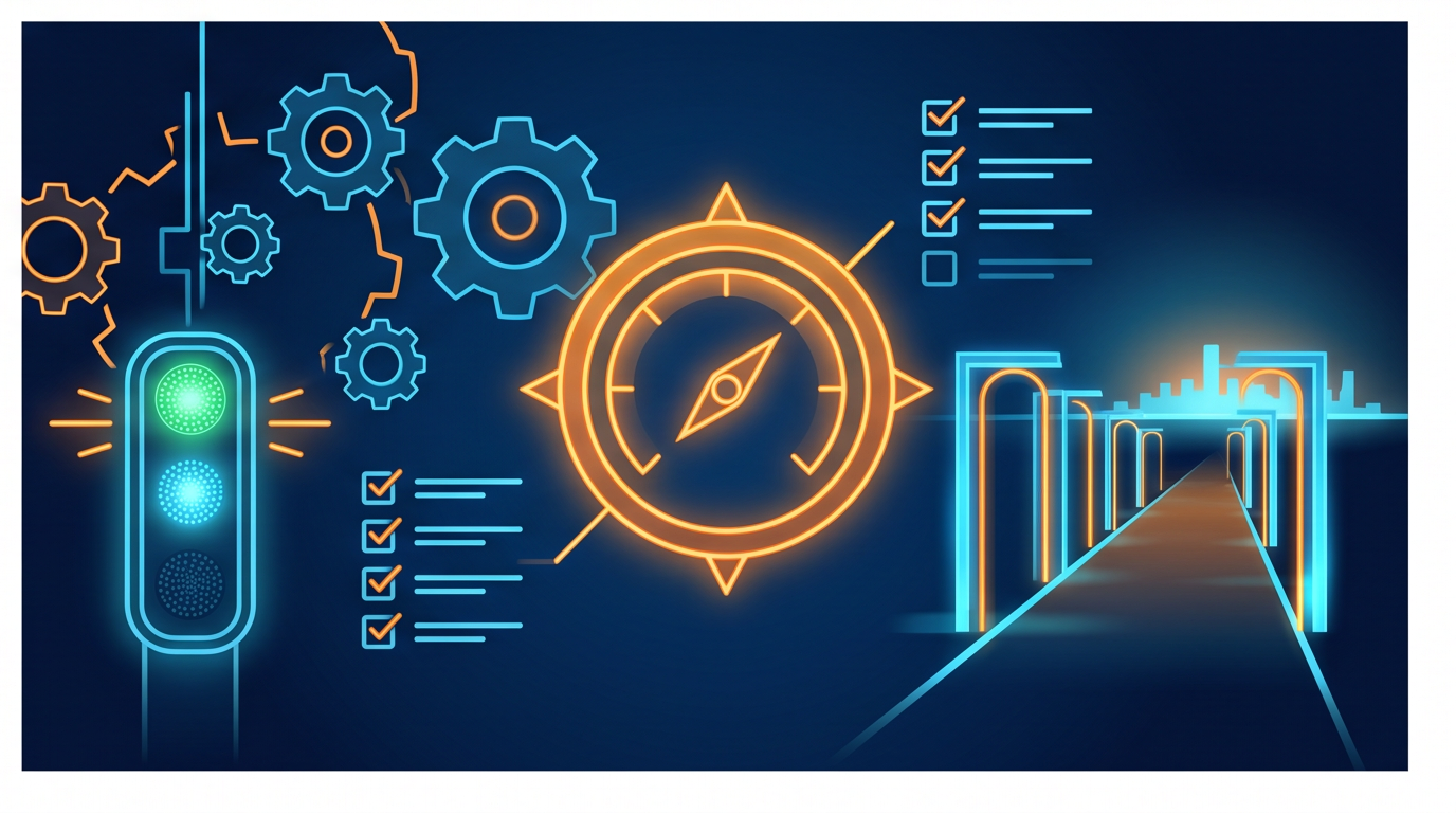 Regulatory and operational readiness review illustration
